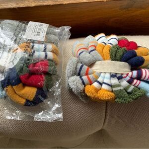 Mudpie Baby Newborn Lot of 8 Socks, NWT terry cotton, includes 2 packages